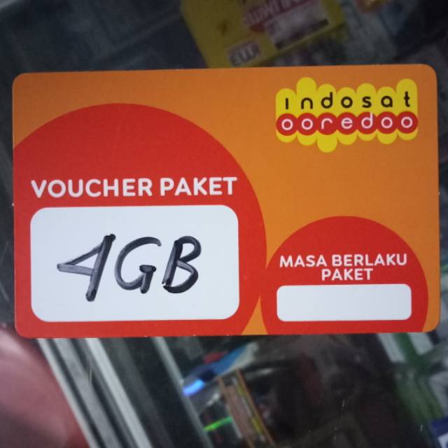 Voucher Indosat 4GB (30 hari)