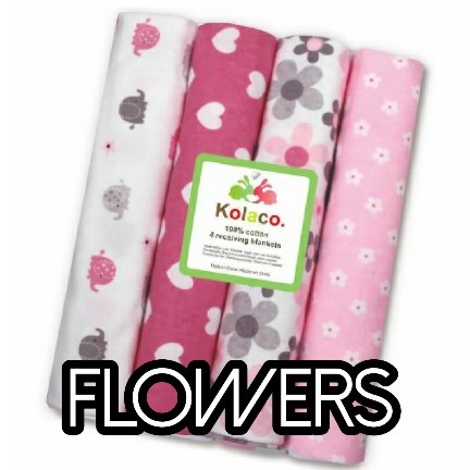 Bedong 4in1 Besar / Bedong Jumbo / Kolaco/Flowers - JB