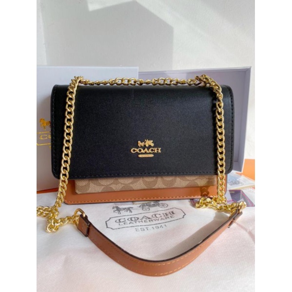 tas coach slempang rantai