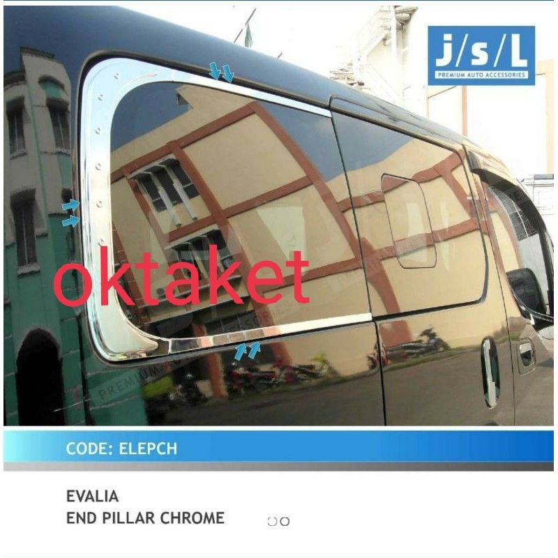 End pilar evalia chrome jsl