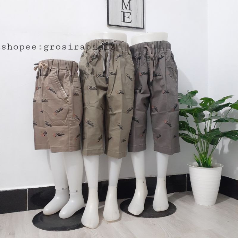 Celana katun pendek BOMBI untuk anak 3 4 5 6 7 9 10 11 12 Celana katun pendek BOMBI untuk anak 3 4 5 6 7 9 10 11 12