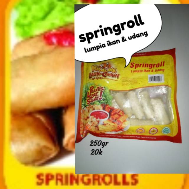 

Spring roll - kraukk - 250gr - frozen - siap olah