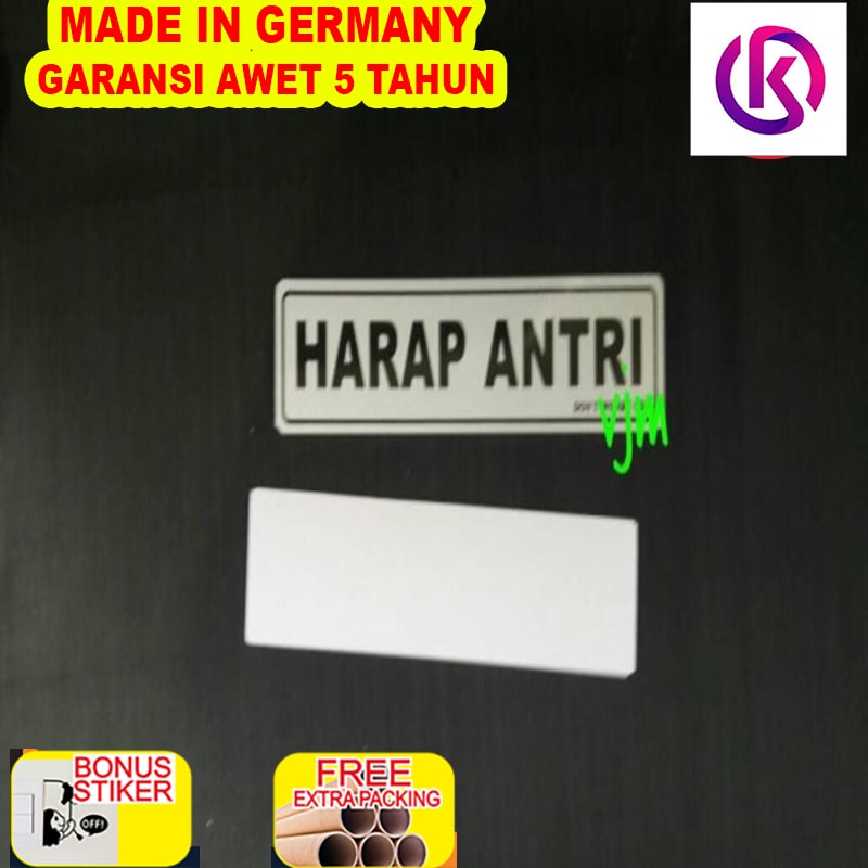 

Grosir Plat HARAP ANTRI 195x45cm