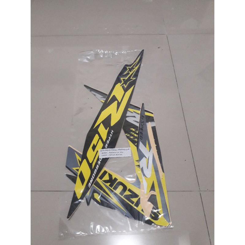 STRIPING STIKER SATRIA FU FACELIFT RAIDER 150 2014