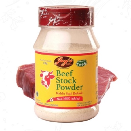 

TERBARU Jay's Beef Stock / Chicken Stock / Kaldu Sapi / Ayam Bubuk (Non MSG) - Kaldu Sapi