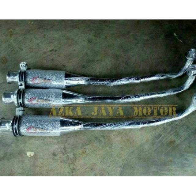 Knalpot Racing Drag CSR Chrome Astrea Grand / Legenda 2 (bukan Bobokan)