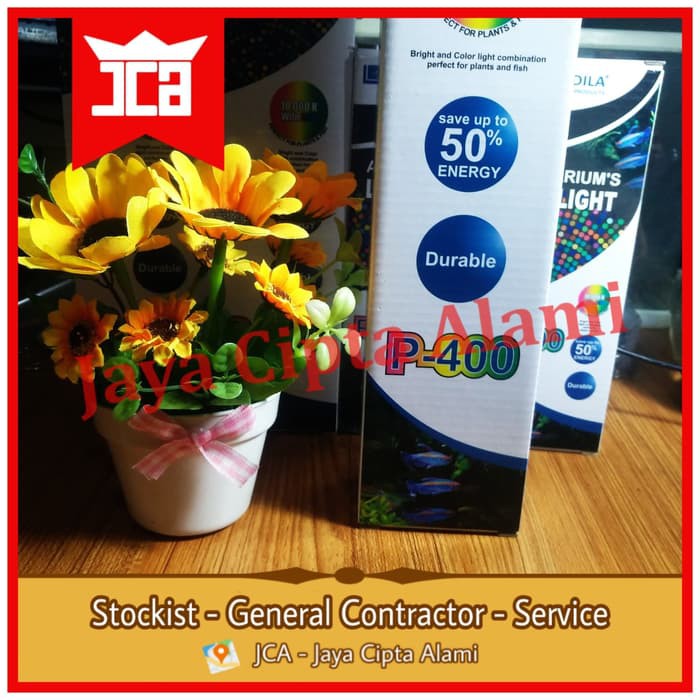 lampu led 8w rgb aquarium wrgb 40cm 45cm 50cm aquascape kandila p400