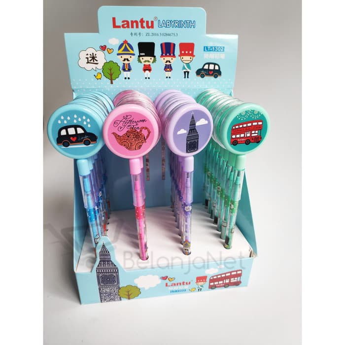 Pensil Benzia Lantu Labirin LT-1302 [32 PCS]