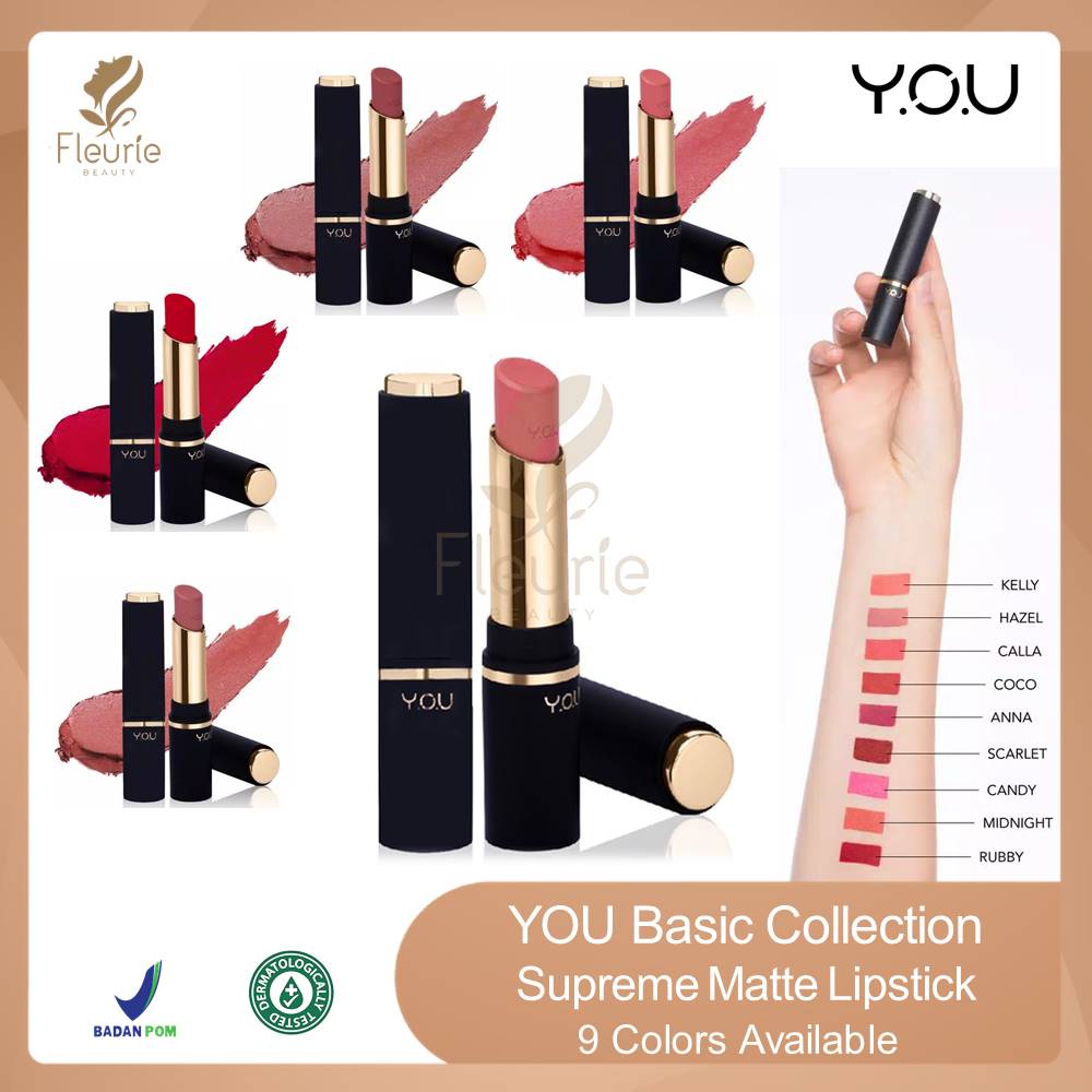 YOU Basic Collection Supreme Matte Lipstick Original BPOM