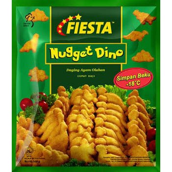 

Frozen fiesta nugget dino 500 gram