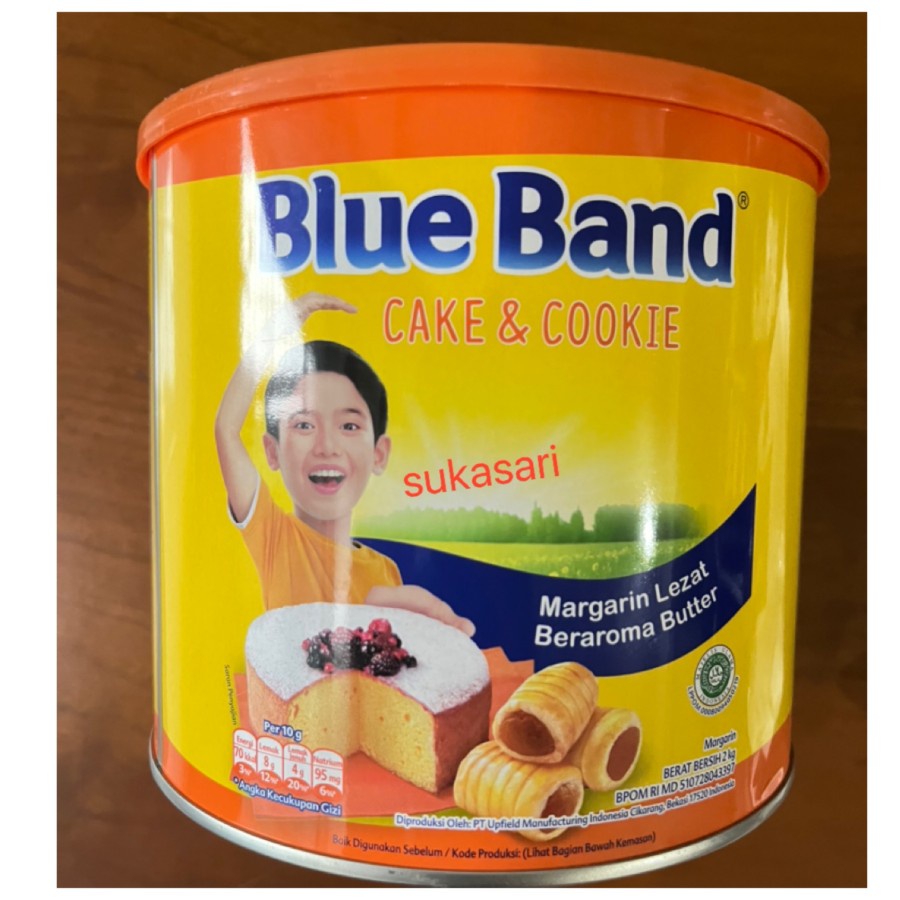 

Blue Band Cake & Cookies 2 kg / margarin cake cookies cake and cookies margarine