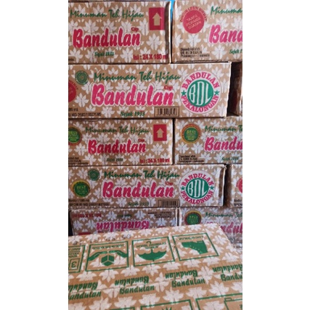 TEH HIJAU BANDULAN PEKALONGAN 180ml - (1 dus isi 24 gelas) READY STOCK