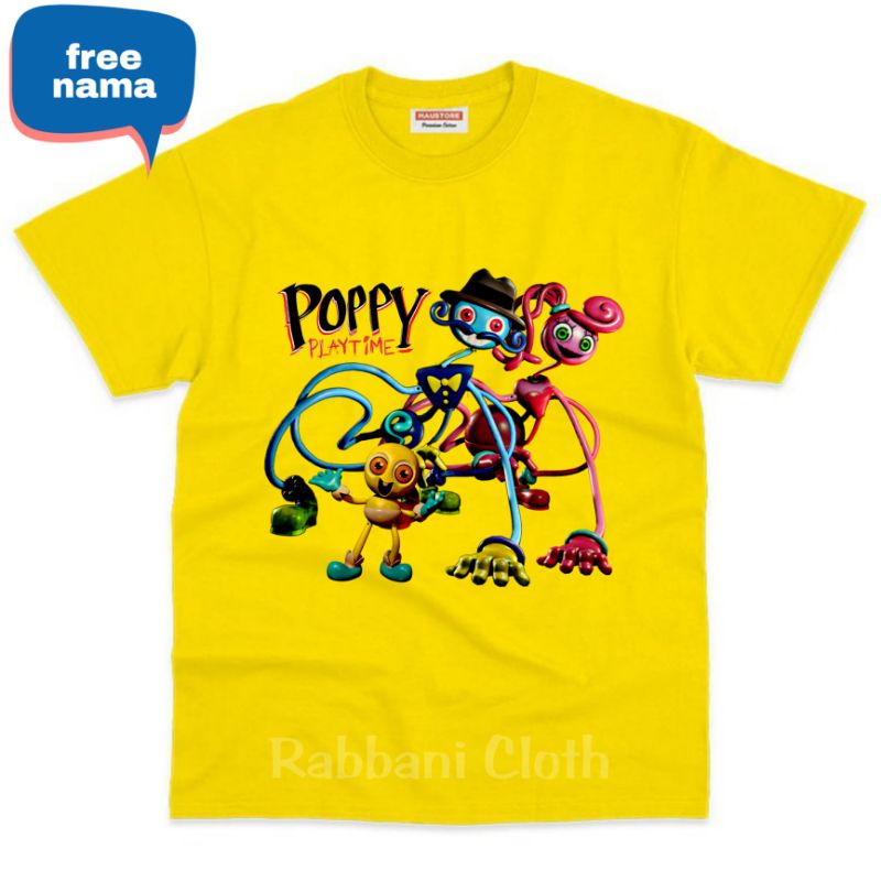 baju poppy playtime kaos anak