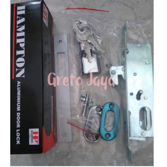 ( 5423 Gantol ) Kunci HP Pintu Sliding Sleding Geser Alumunium Almunium Aluminium Alminium HAMPTON