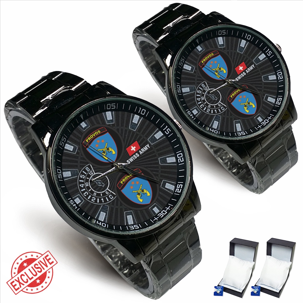 Jam Tangan Rantai Couple Logo PROVOS (Cool)