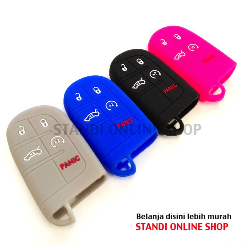 Kondom Kunci Silikon Remote Keyshirt JEEP CHEROKEE