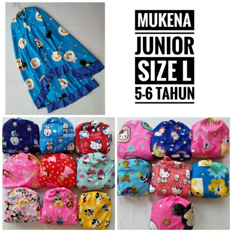 mukena anak karakter rukuh anak