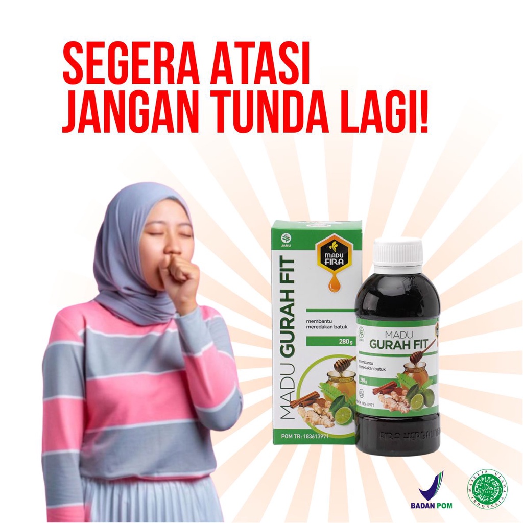 

Madu Gurah Fit Obat Tenggorokan Batuk Flu Radang Bronkitis