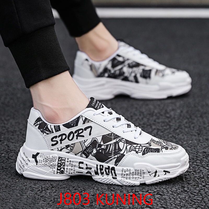 Panarybody Sneakers Sepatu Pria Sepatu Olahraga Laki-laki Original Sepatu Cowok Brand Sneakers Cowok 39-44
