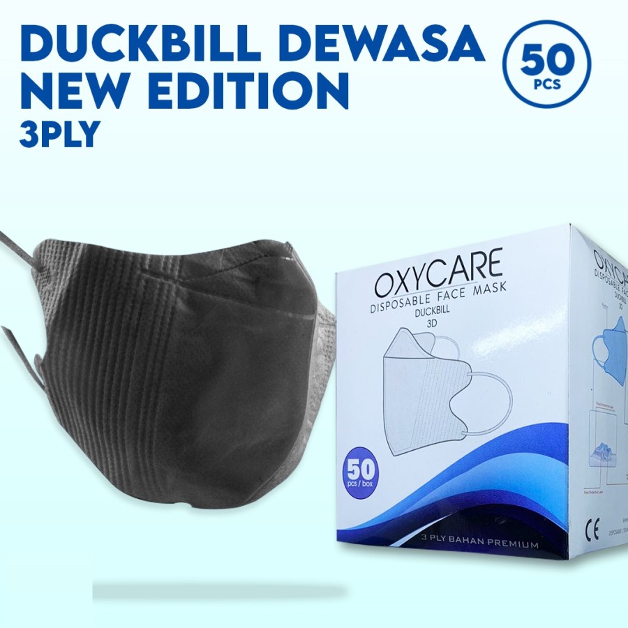 Masker Duckbill Premium 3 ply / 50 pcs termurah oxycare
