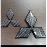 Emblem Logo Diamond All new Pajero sport 2016-2021 carbon