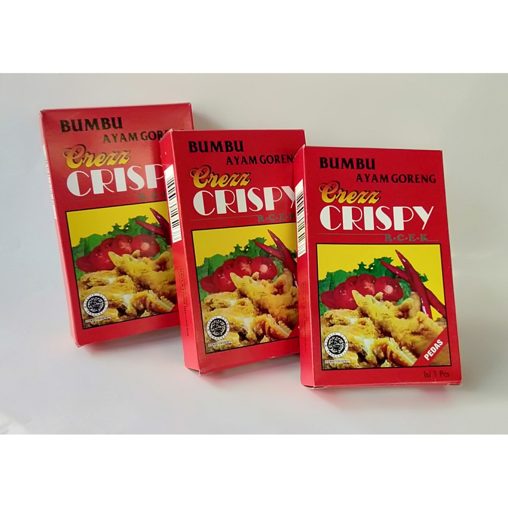 

BUMBU AYAM GORENG CREZZ CRISPY PEDAS 30 G
