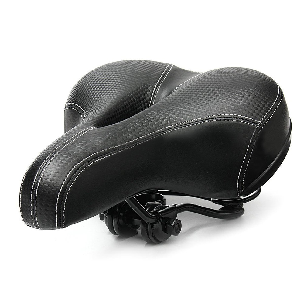 Jok Sadel Sepeda Bike Saddle Wide Seat Soft Pad Cushion - UX01 - Black