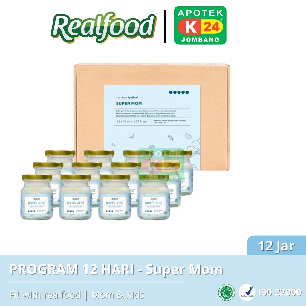 

Realfood Super Mom Minuman Sarang Burung Walet + Asam Folat (Promil)