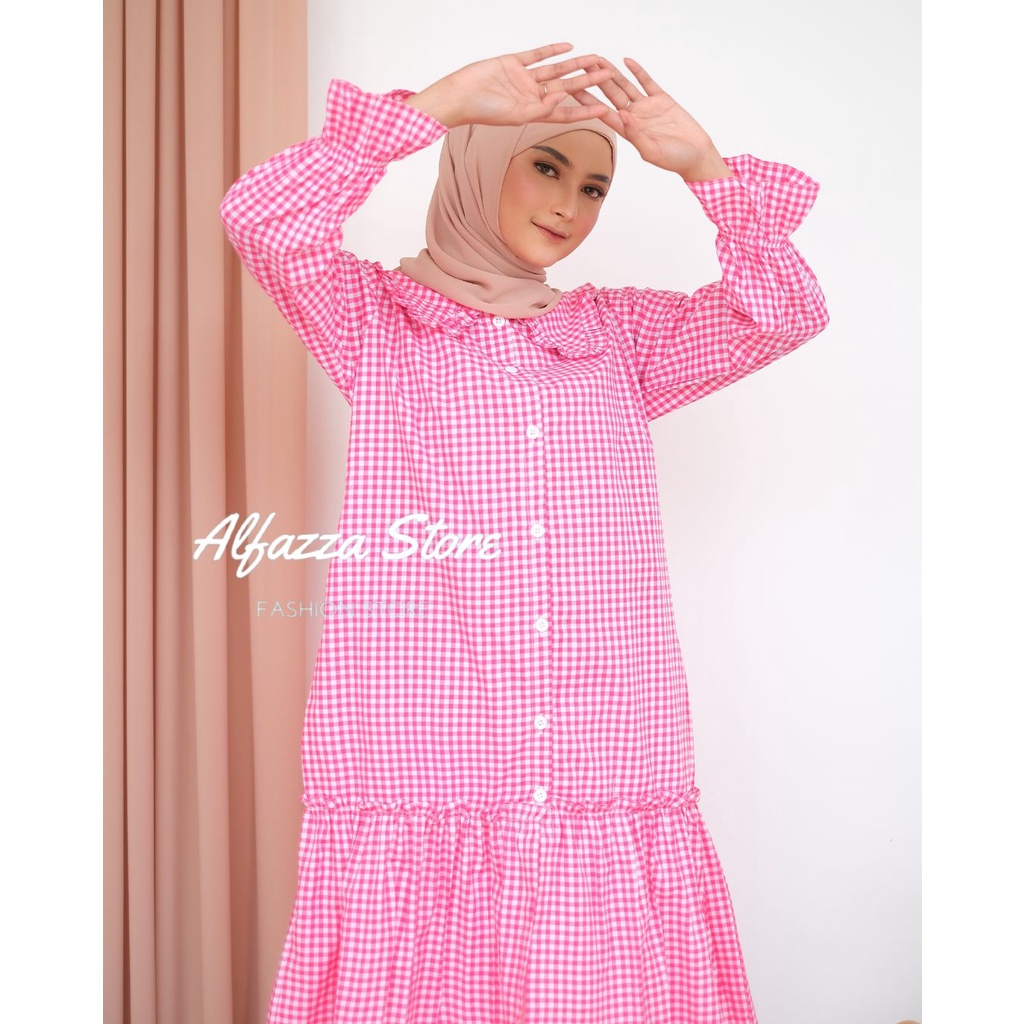 ALFAZZA STORE - TALITHA TUNIK - LONG TUNIK - Tarta Midi Pakaian Wanita Dress Midi - TERMURAH - KATUN PREMIUM - PAKAIAN WANITA - ATASAN - KEMEJA - KASUAL - VINTAGE - BIGSIZE - COD