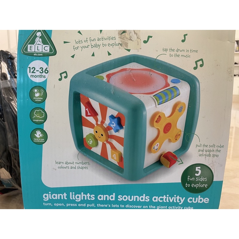 preloved mainan ELC giant activity cube / ELC toy / mainan bayi / mainan sensory / sensory play