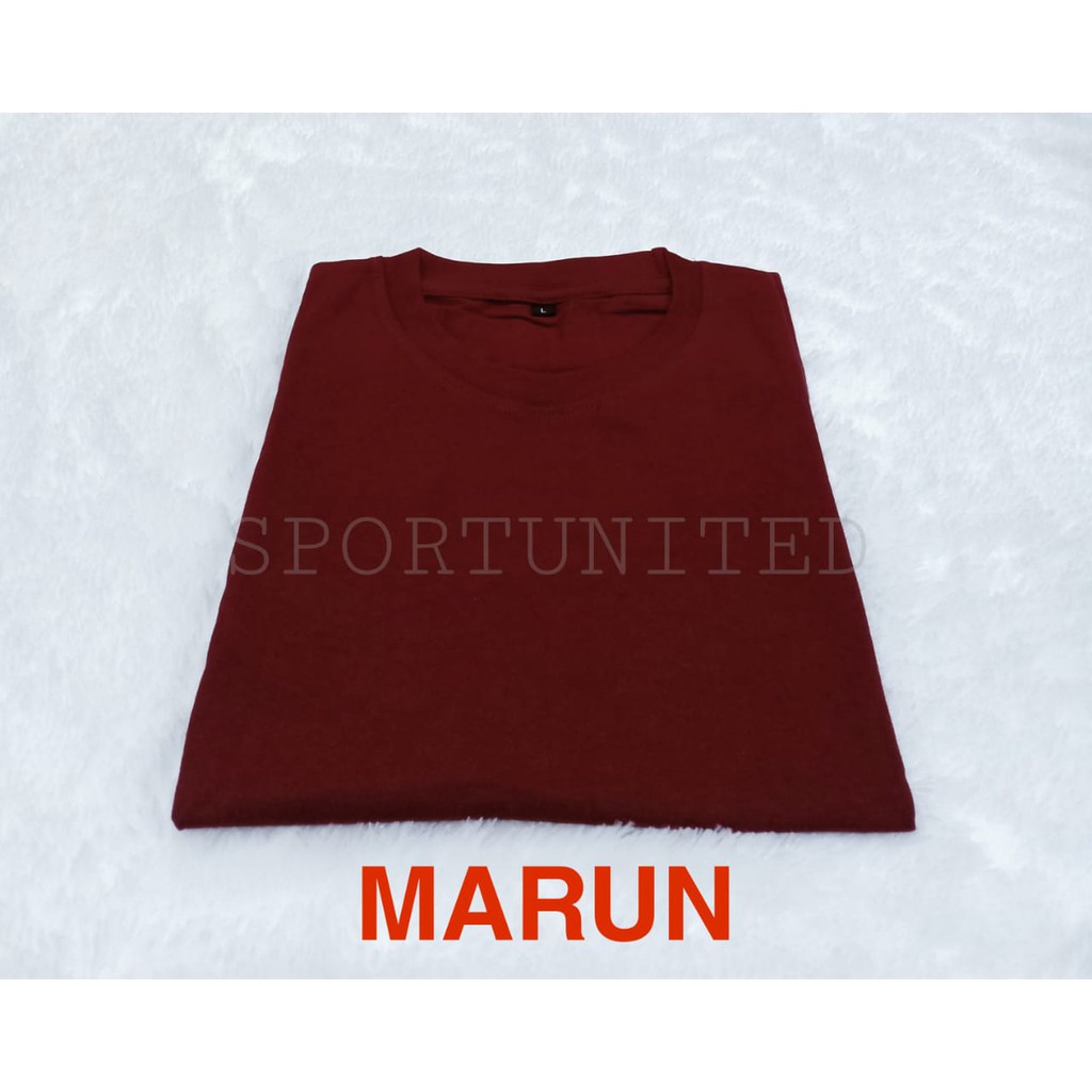 (Khusus XXL) Kaos Polos Pria Premium Soft Cotton Combed 30s