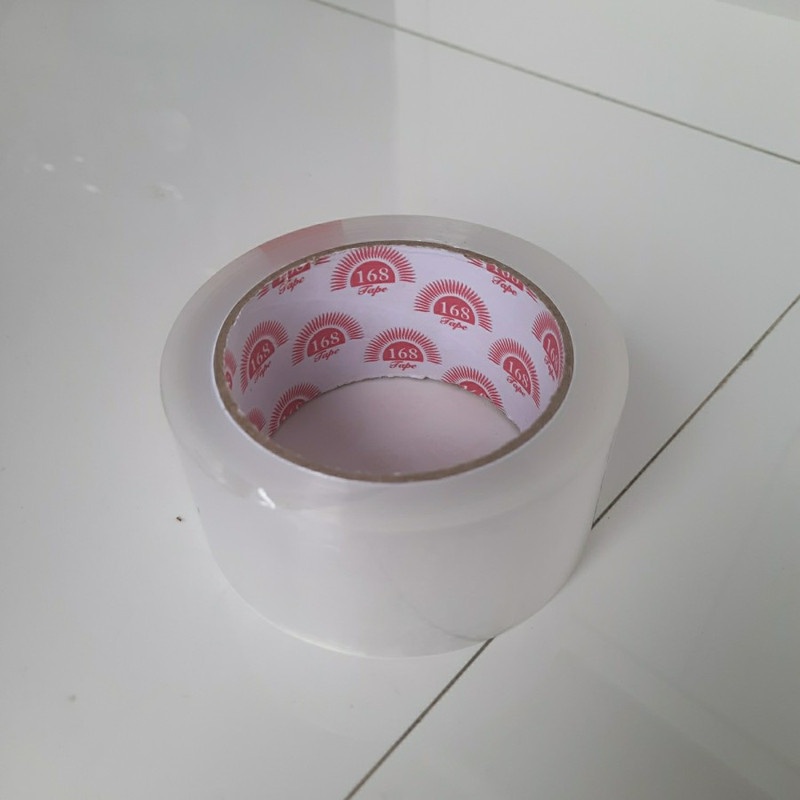

Isolasi Lakban OPP Tape Bening Transparan 45/48mm 90 Yards Merk Random - 1 Buah