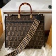 FENDI LARGE TOTE BAG CANVAS