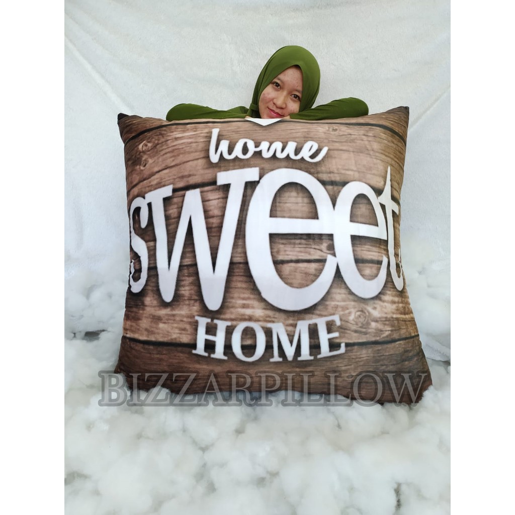 Bizzarpillow Bantal Fullprint Jumbo Costum 95x95cm BZ232