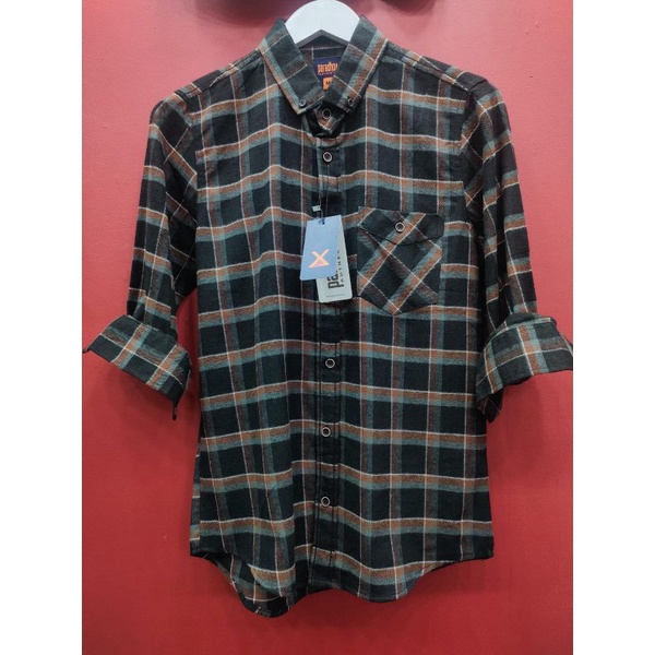 PARADOX - kemeja flanel lengan panjang premium