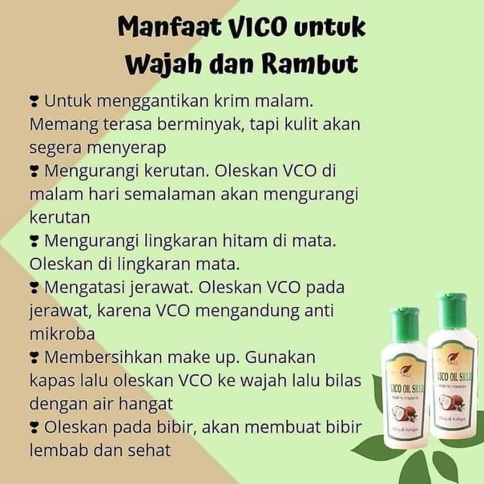 Vco Oil Vico Sr12 60ml 100ml 250ml Kapsul Minyak Kelapa Murni Premiun Indonesia