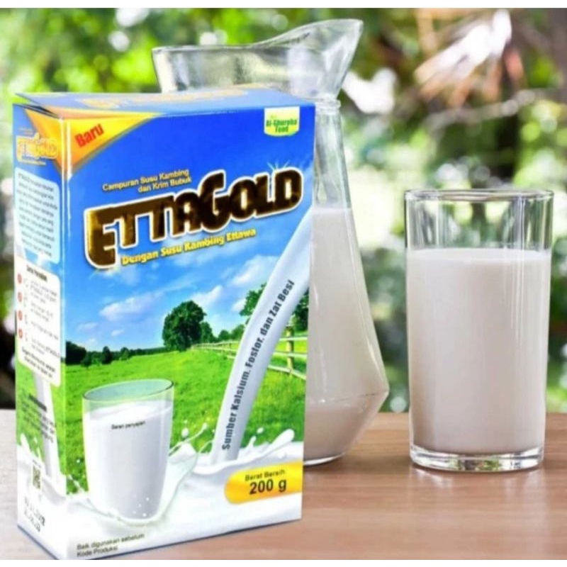

Susu Kambing Etawa Ettagold 200gr | Ettagold Susu Kambing Bubuk