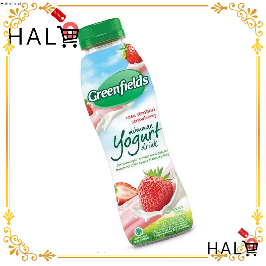 

GREENFIELDS YOGURT DRINK STRAWBERRY 250 ML