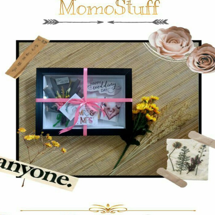 Figura 3D/Kado Murah/Frame 12R/Bingkai/Kado Wisuda/Kado Pernikahan/Kado Ulangtahun