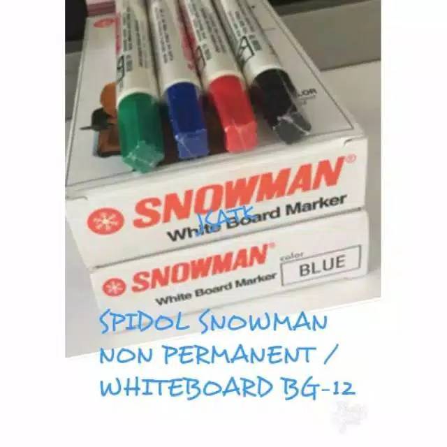 

spidol snowman whiteboard BG-12 PERLUSIN