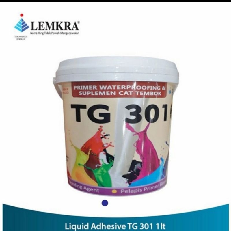 Lemkra TG 301 Adhsive waterproofing / Suplemen Cat Tembok 1 liter