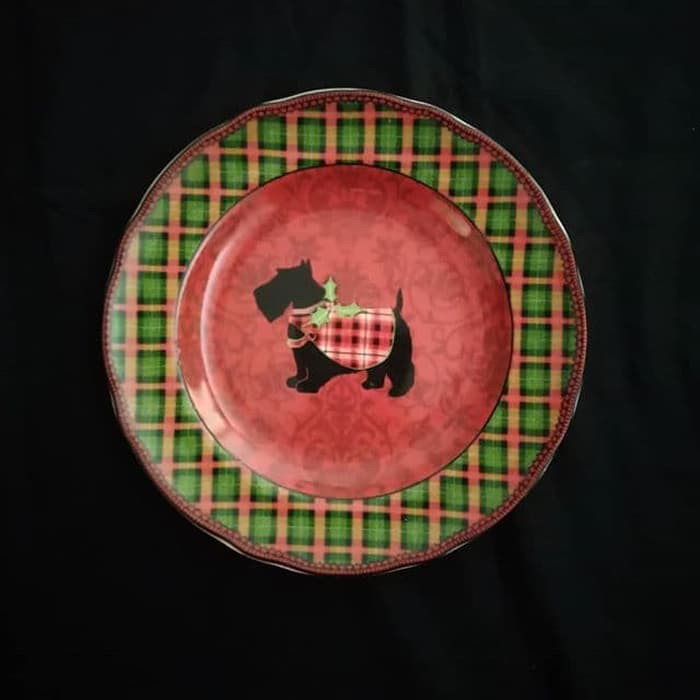 PIRING MAKAN SANGO MOTIF DOGGIES SET