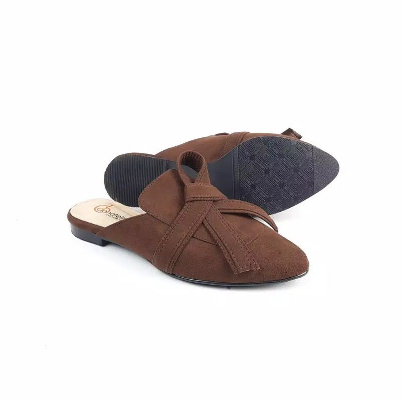 SANDAL BUSTONG WANITA DONATELLO MY 202101 COKLAT 36-40