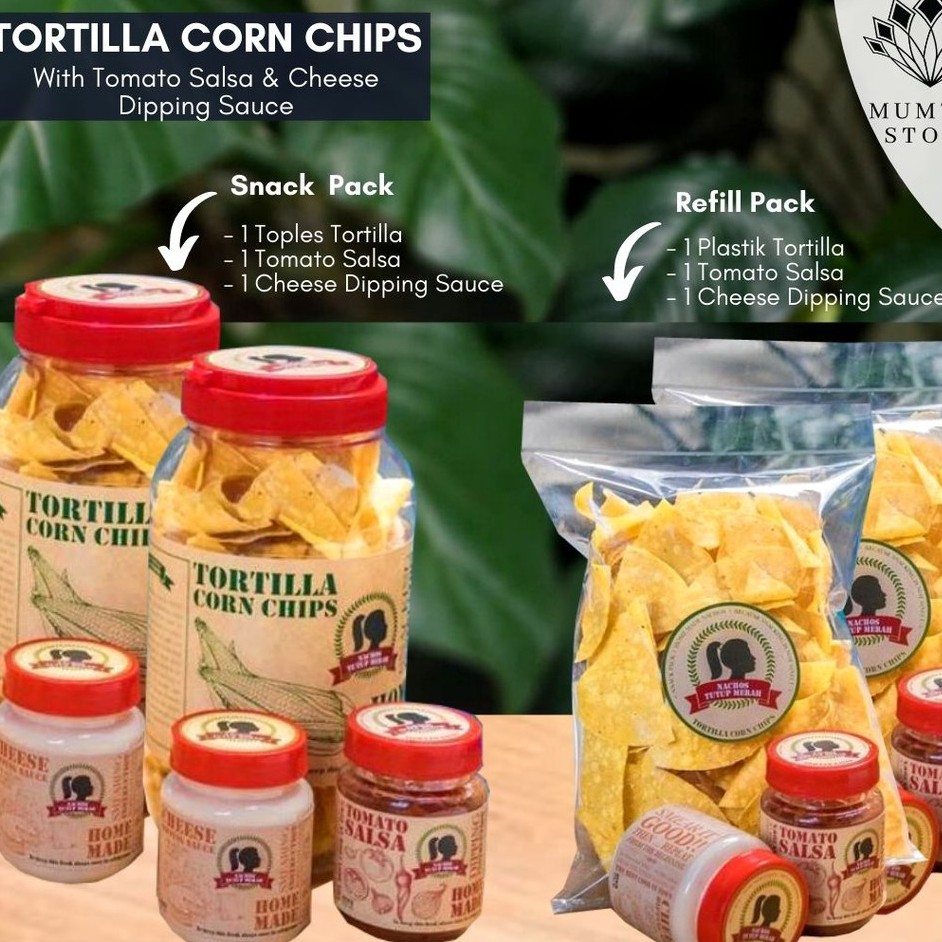

TORTILLA CORN CHIPS - REFILL PACK - khusus Jabodetabek