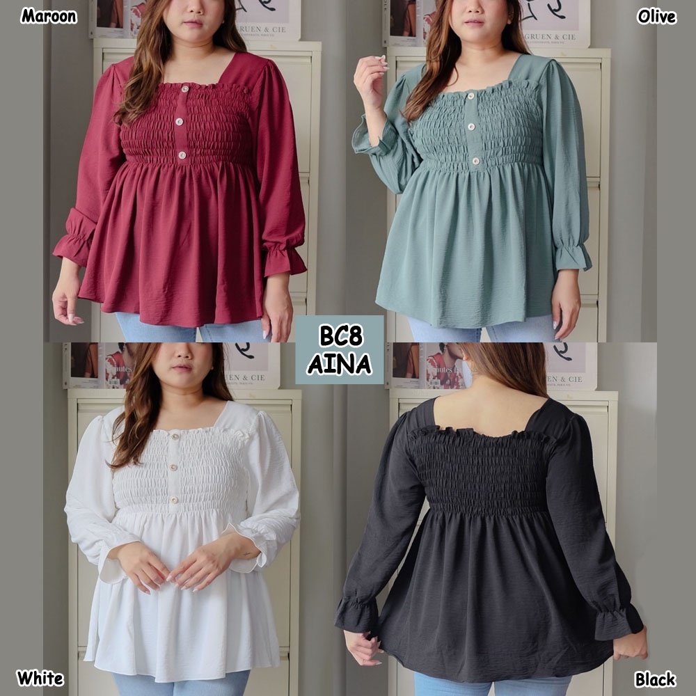 BIGCLO - (COD) LD 120cm Blouse Jumbo BC8 Atasan Wanita Bigsize