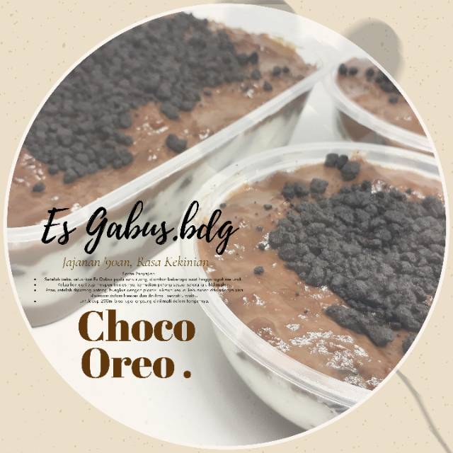 

FROZEN DESSERT Oreo IceCake/ Es Gabus Bandung Kekinian box 650ml