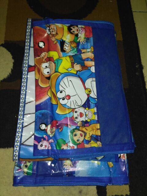 Rak Gantung 3in1 Karakter - Rak Tas - Rak Sepatu - Hanger Jilbab Resleting