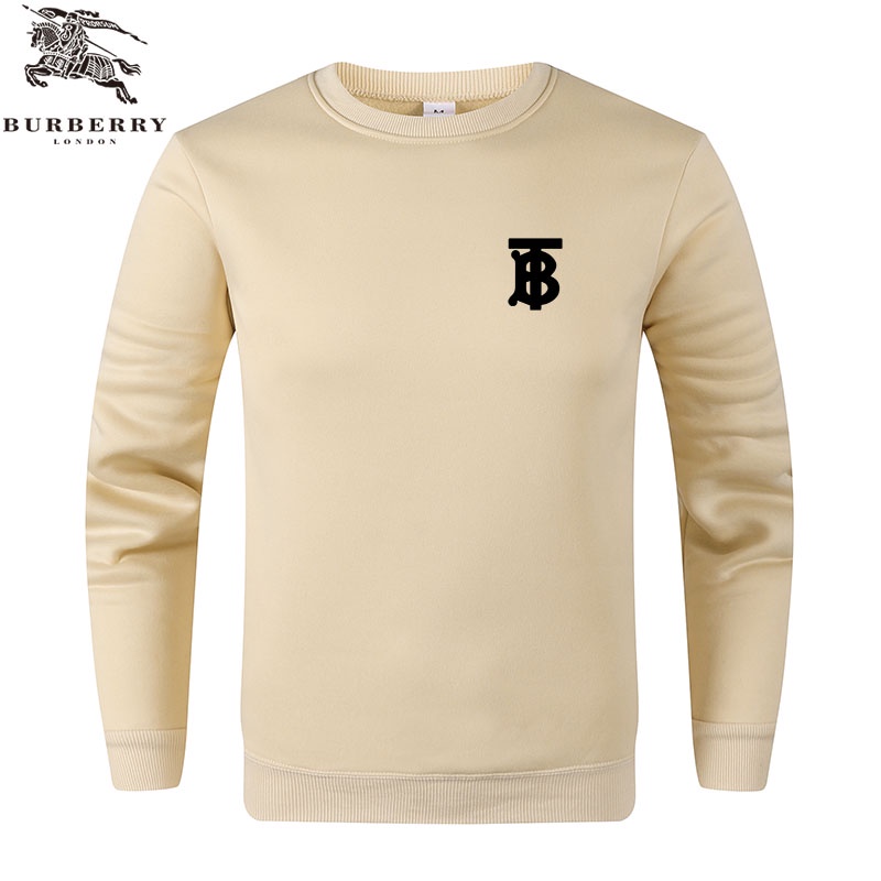 ⭐️⭐️⭐️⭐️⭐️ BAJU Ready Stock  BURBERRY Sweatshirt The New Comfortable Casual Men Women's Fleece Hoodi