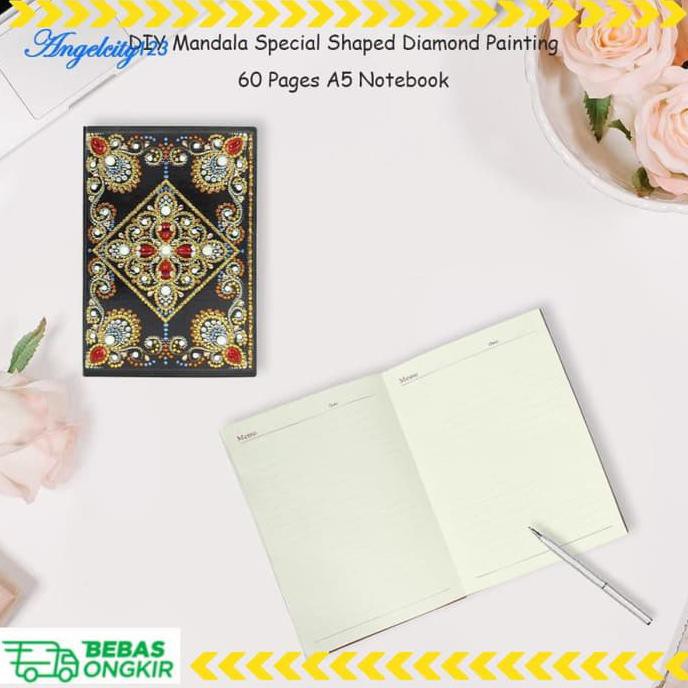 

Alat Tulis Buku Harian Diy Mandala Berlian Lukisan 60 Halaman A5 Teresale95