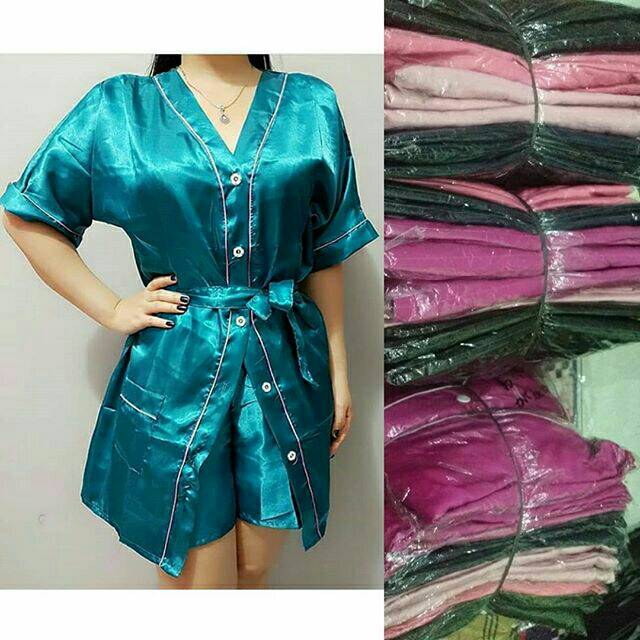 Baju Tidur kimono satin